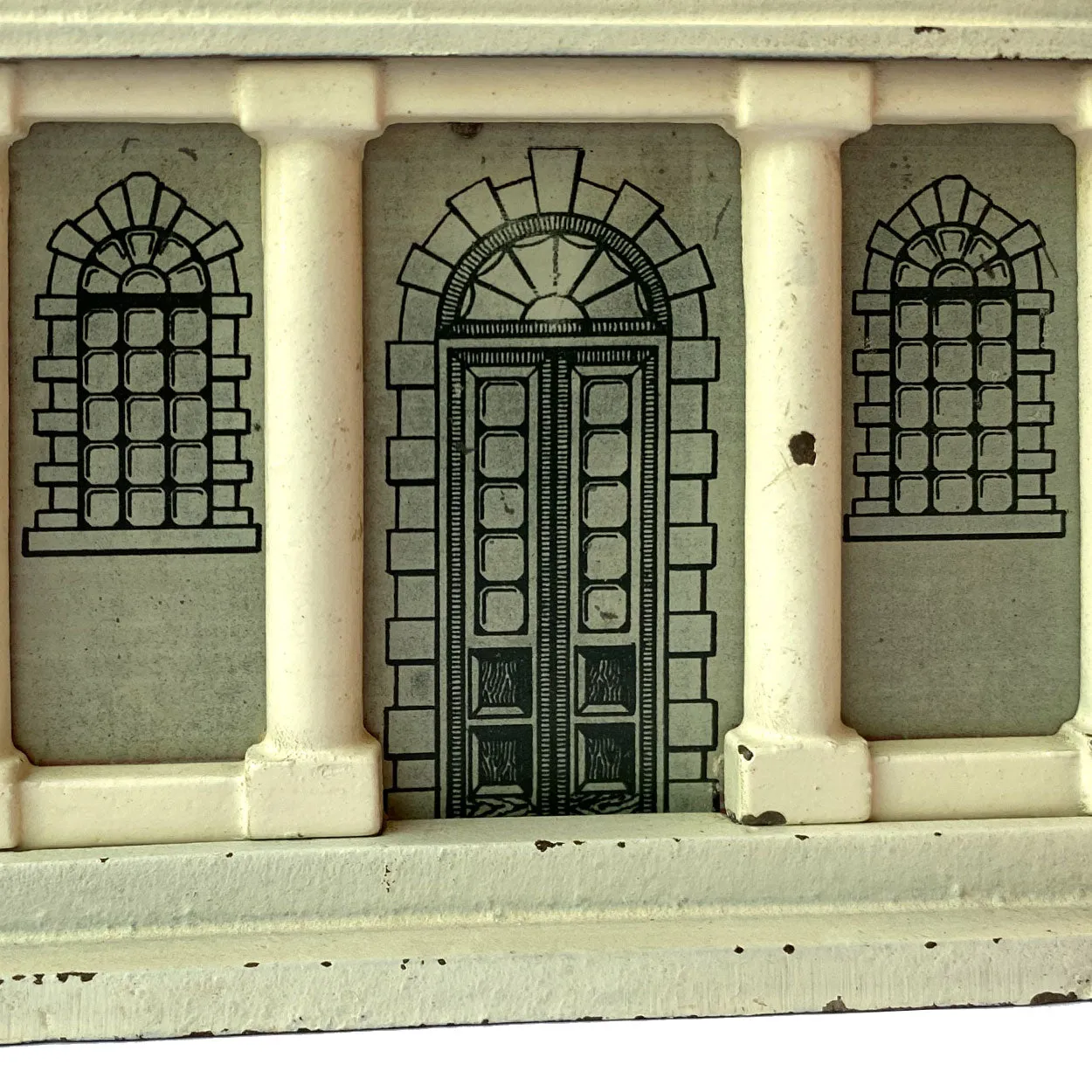 American John Hugo Mfg. Co. Cast Iron, Tin and Wood Wireless Mechanical Bank