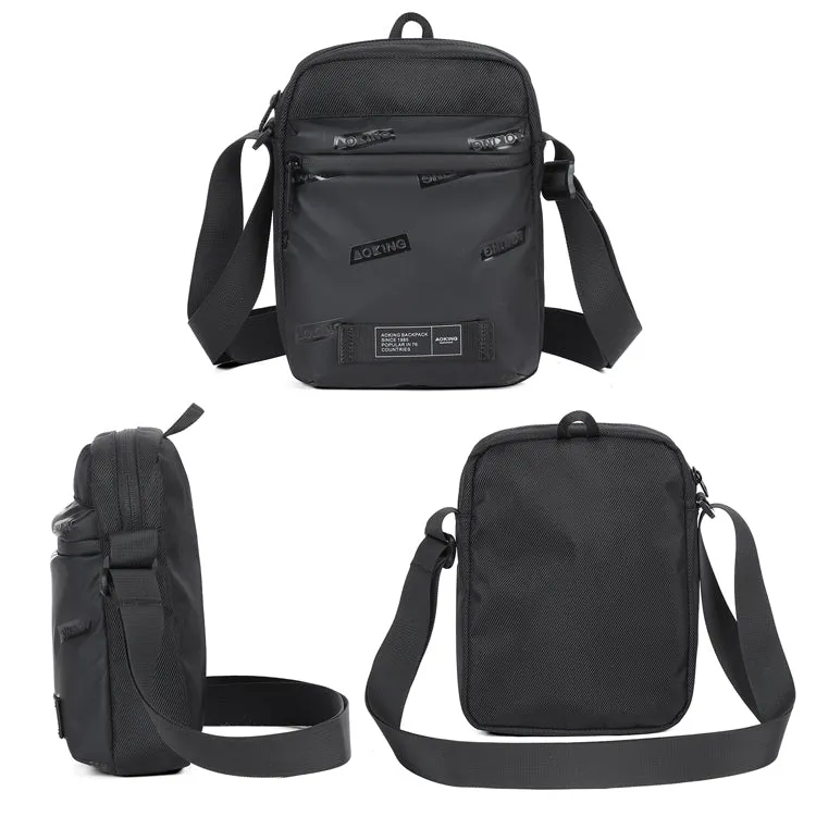 Aoking Black Fashion Men Waterproof Sling Bag XK3053