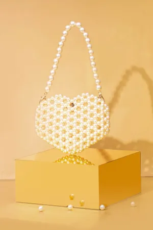 Aria Mini Heart bag - Off-white