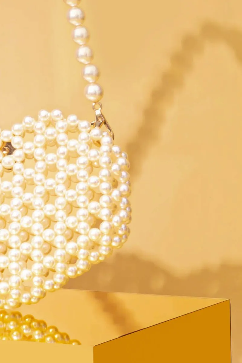 Aria Mini Heart bag - Off-white