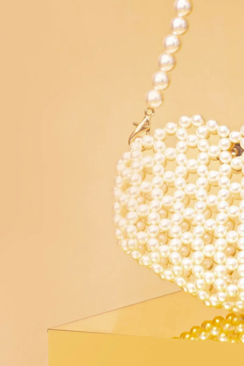 Aria Mini Heart bag - Off-white