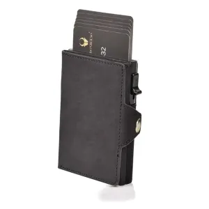 Automatic Pop Up Leather Card Holder Wallet