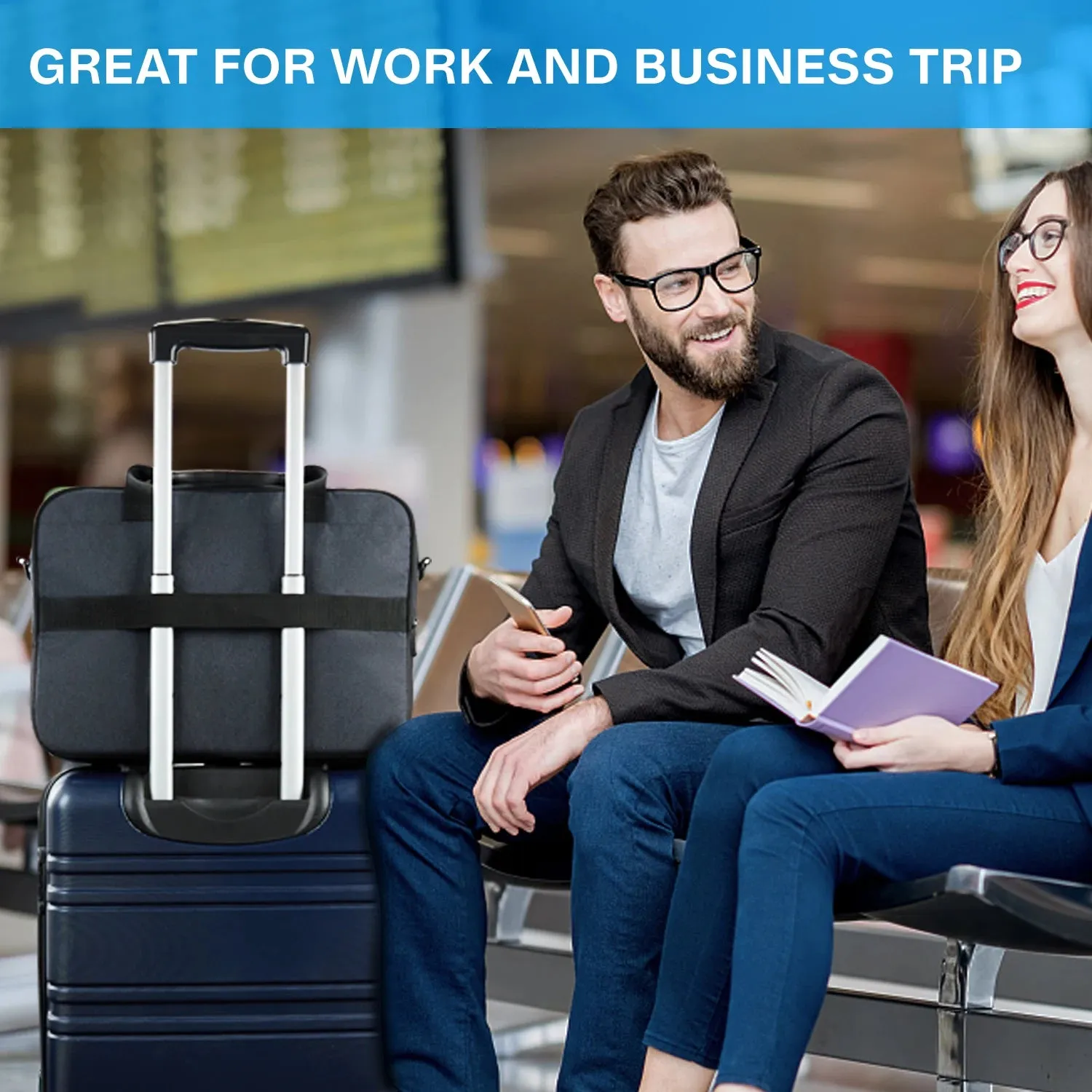 BAGSMART Briefcase Men Handbag