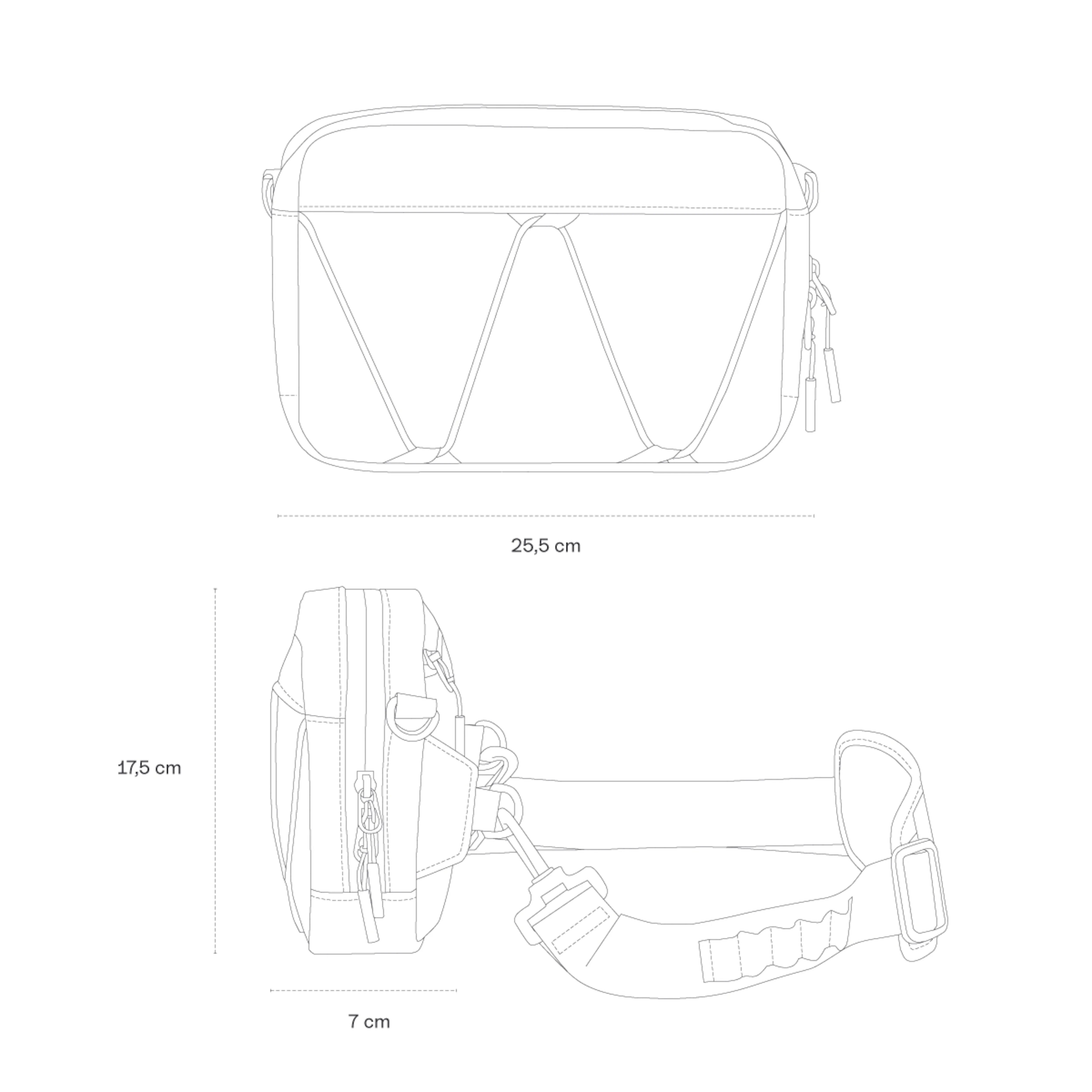 Banff Crossbody Sandstone