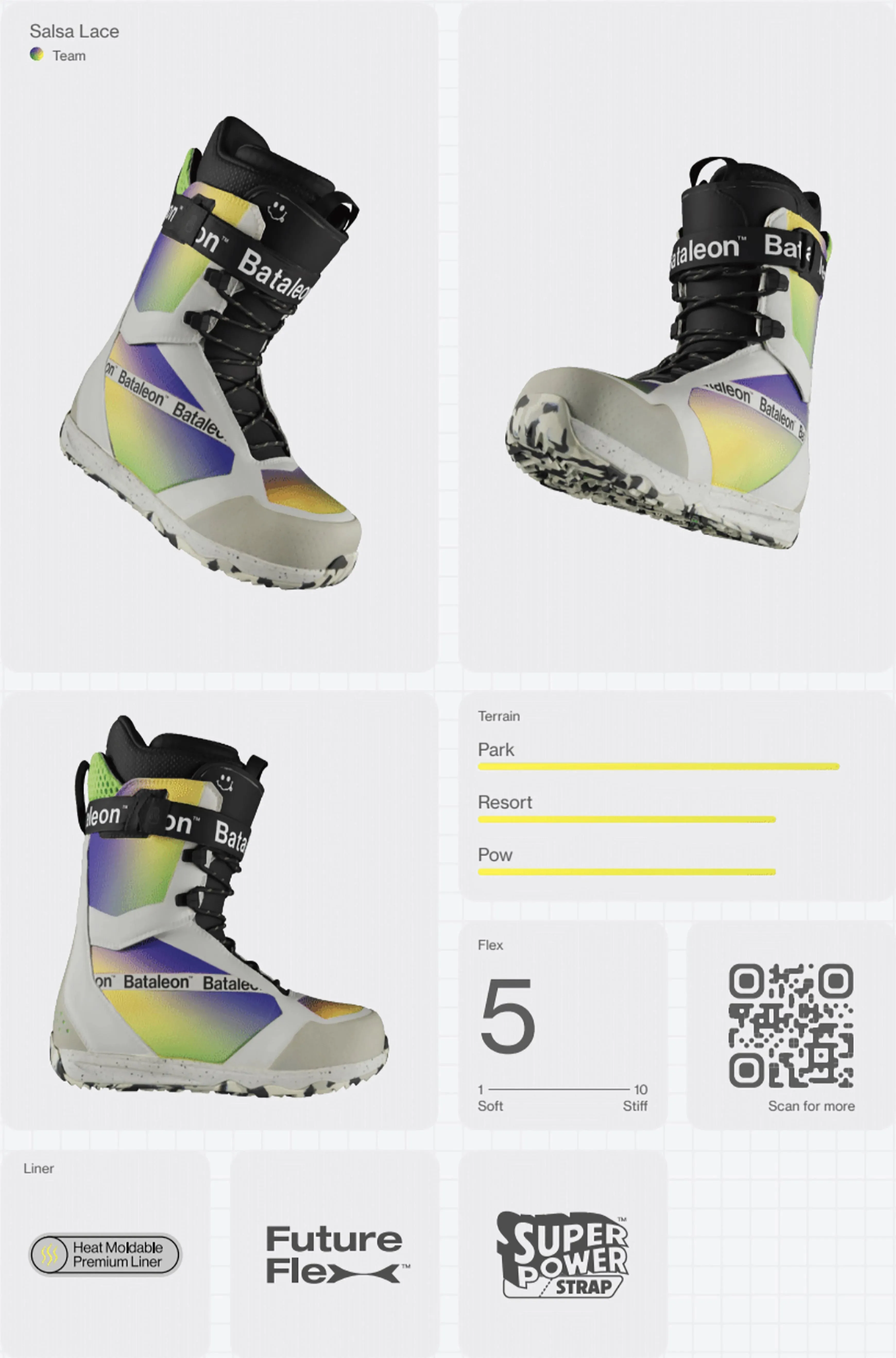 Bataleon Salsa Snowboard Boot Lace