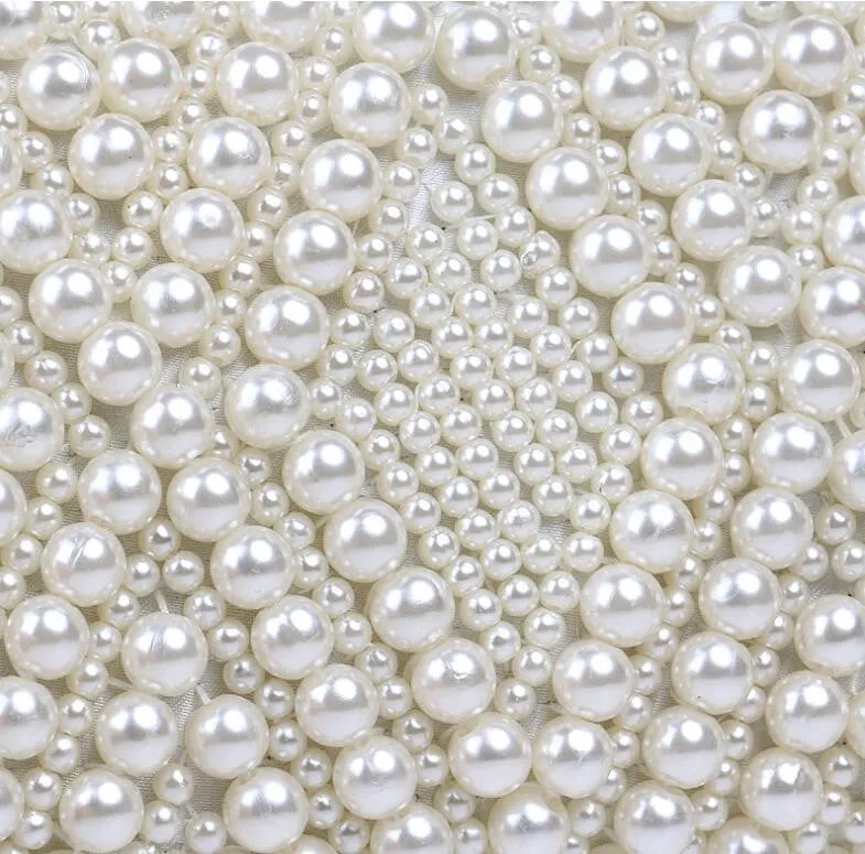 Beaded Evening Bags Artificial Pearls Clutches