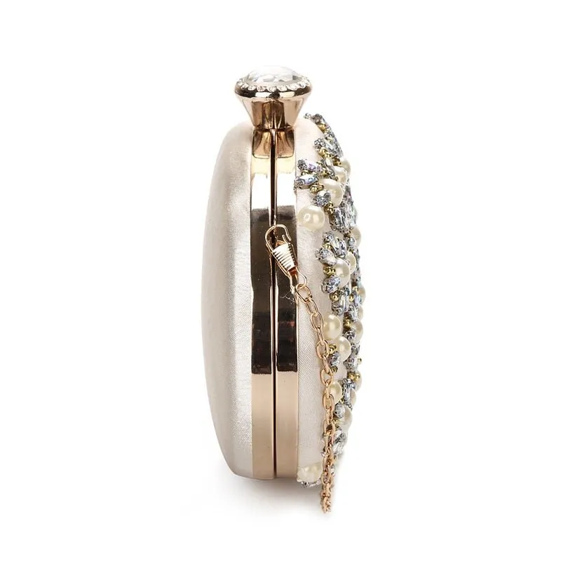 Beaded Evening Clutch Egg Shape