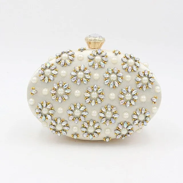 Beaded Evening Clutch Egg Shape