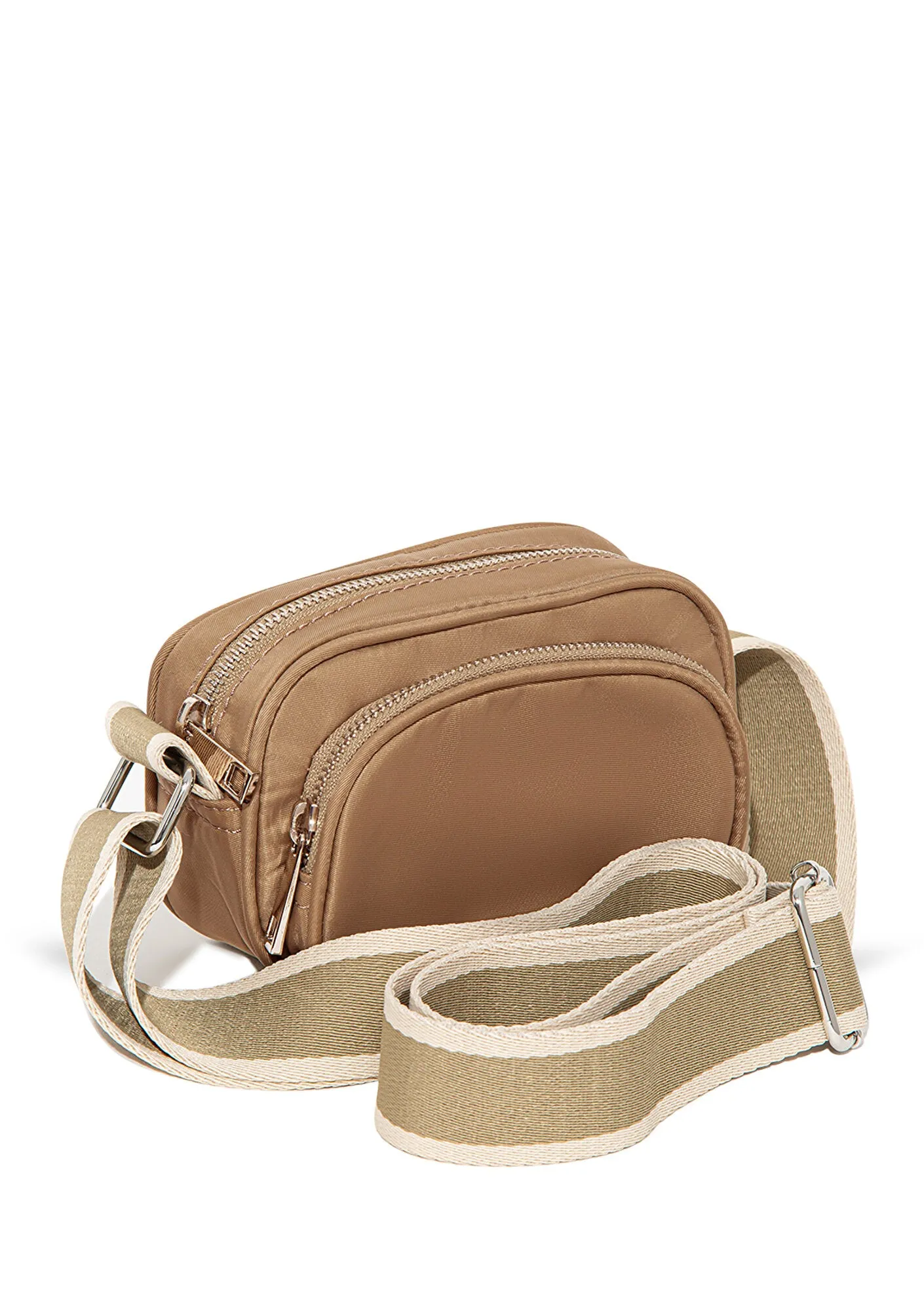 Beige Messenger Bag