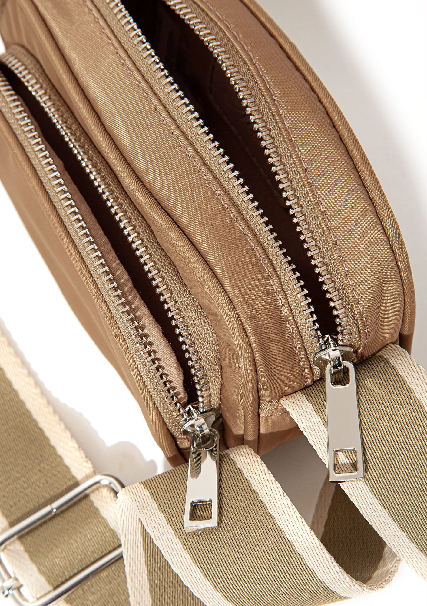Beige Messenger Bag
