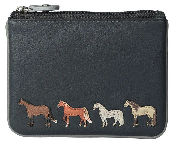 Best Friends Horses Coin Pouch RFID - 4224 65