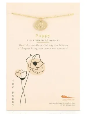 Birth Flower August Poppy