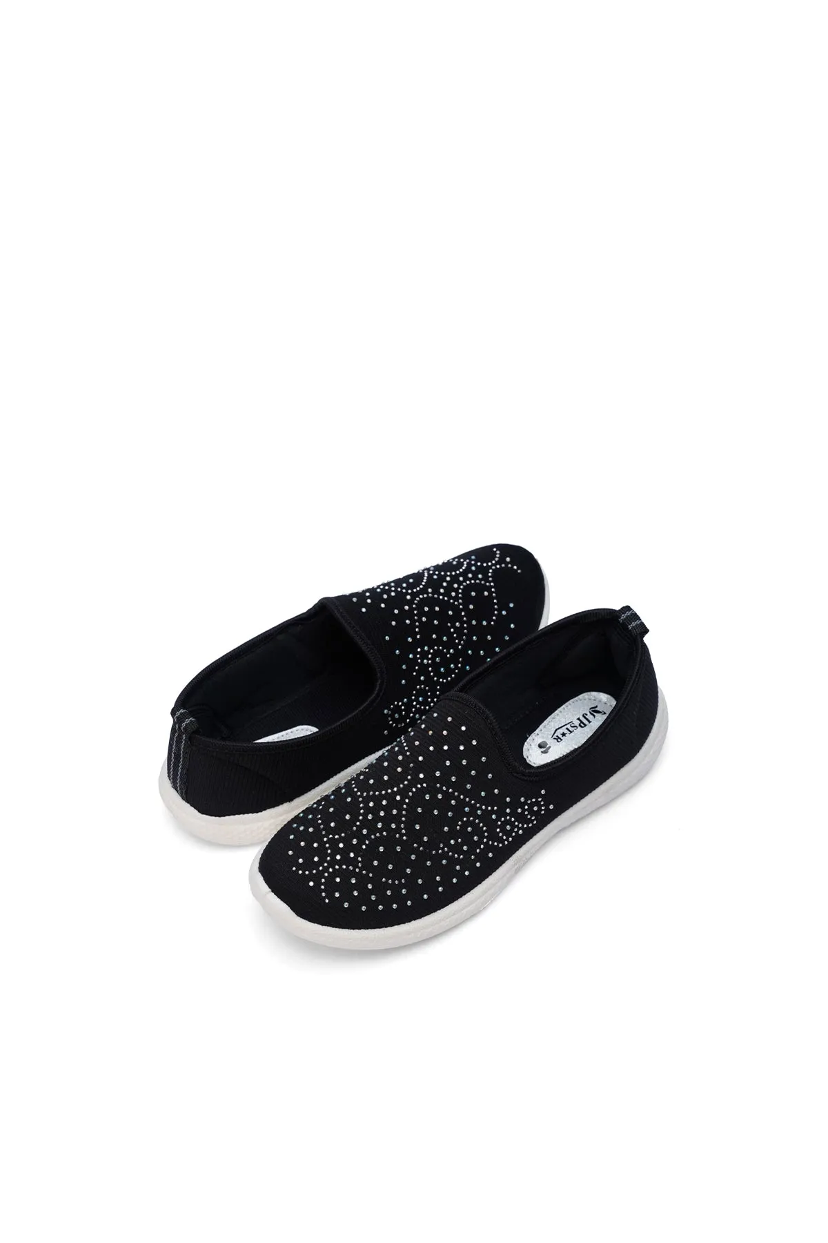 Black Canvas Sneakers For Women