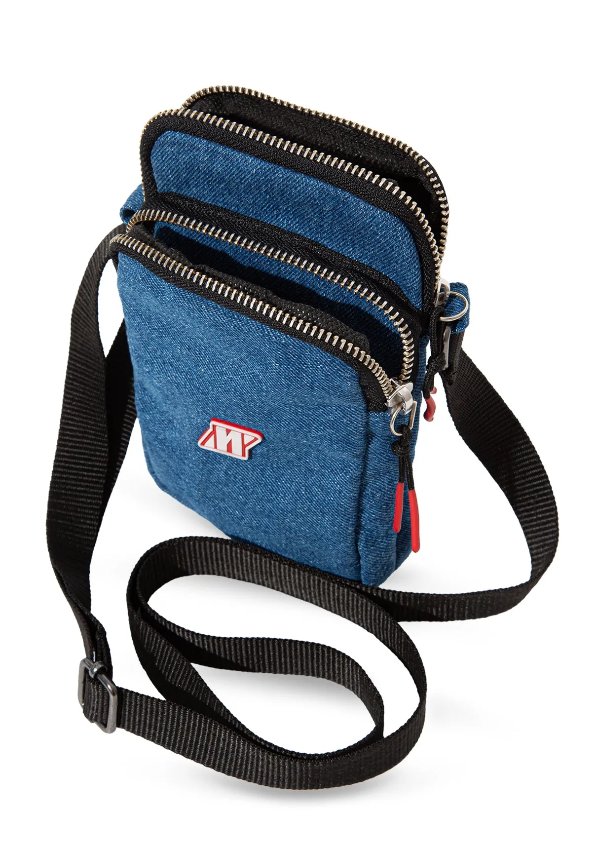 Blue Messenger Bag