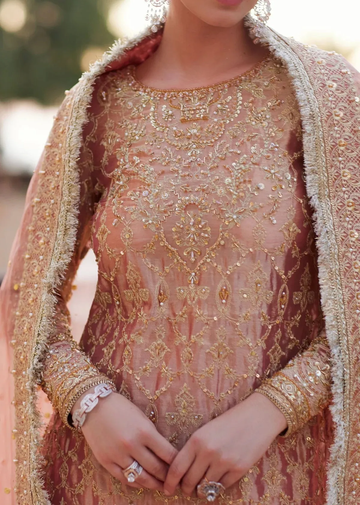 Blush Pink Tissue Ensemble