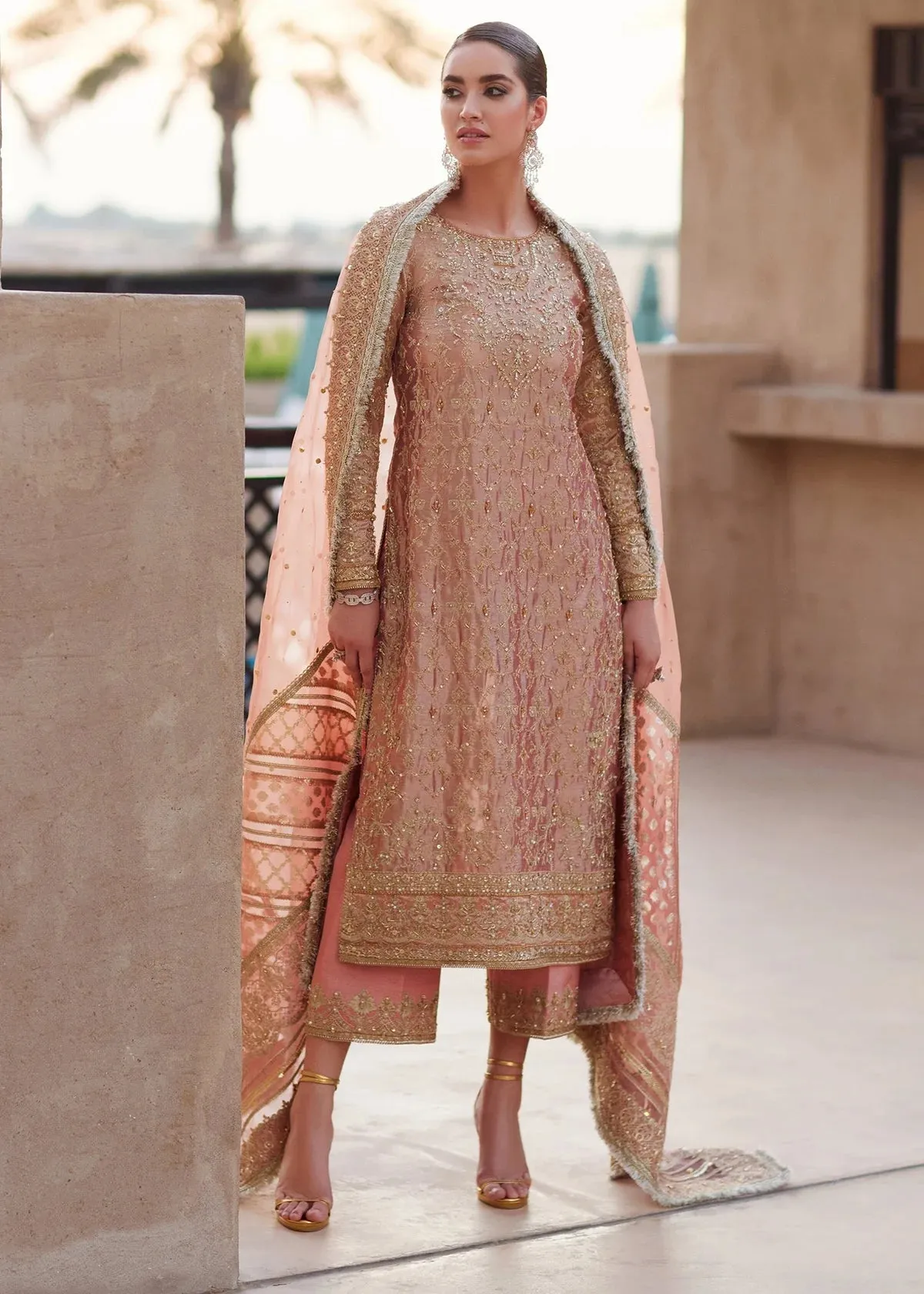 Blush Pink Tissue Ensemble