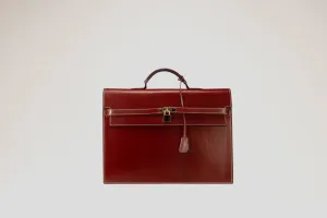 Briefcase - Box Calf Burgundy