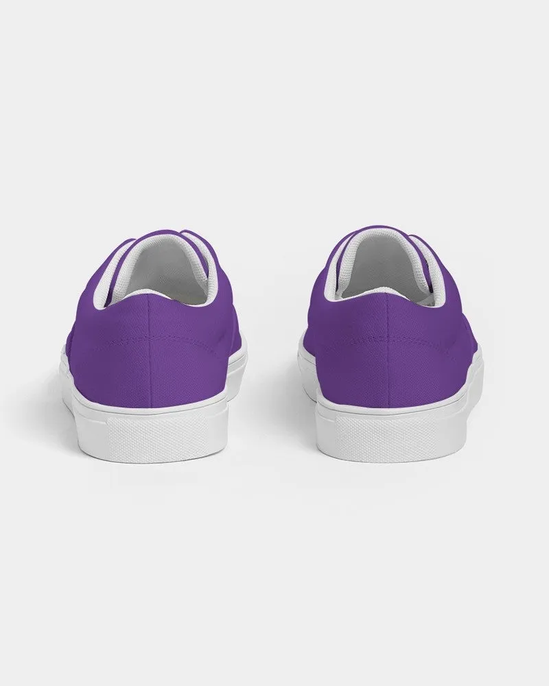 Bright Violet Men's Canvas Sneakers | Men's | Bright Pure Violet | C75M100Y0K0