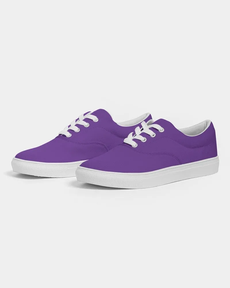 Bright Violet Men's Canvas Sneakers | Men's | Bright Pure Violet | C75M100Y0K0