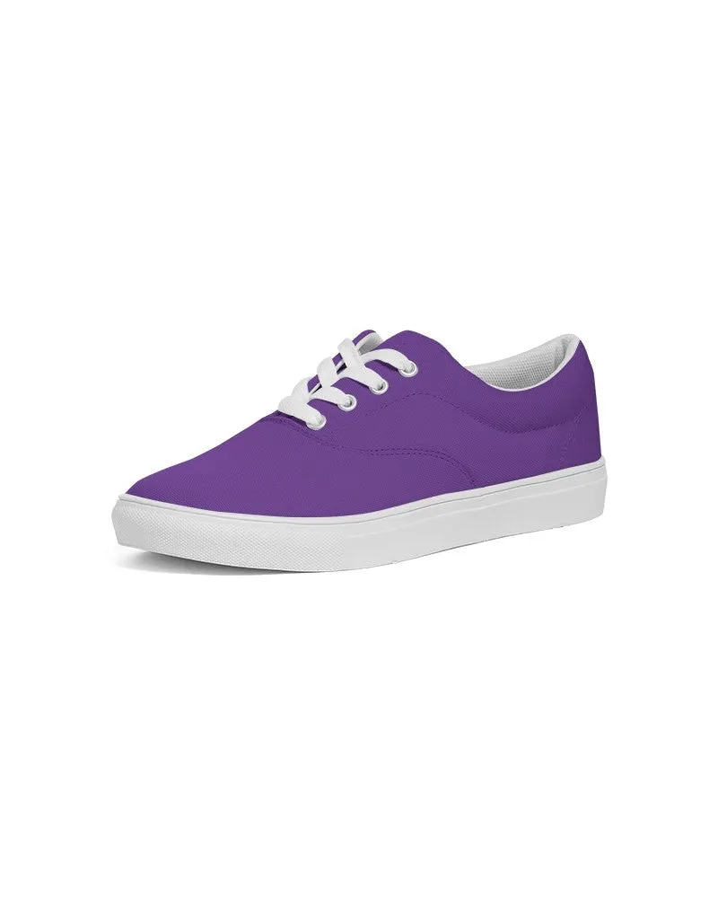 Bright Violet Men's Canvas Sneakers | Men's | Bright Pure Violet | C75M100Y0K0