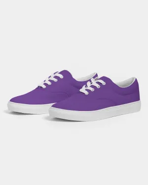 Bright Violet Men's Canvas Sneakers | Men's | Bright Pure Violet | C75M100Y0K0