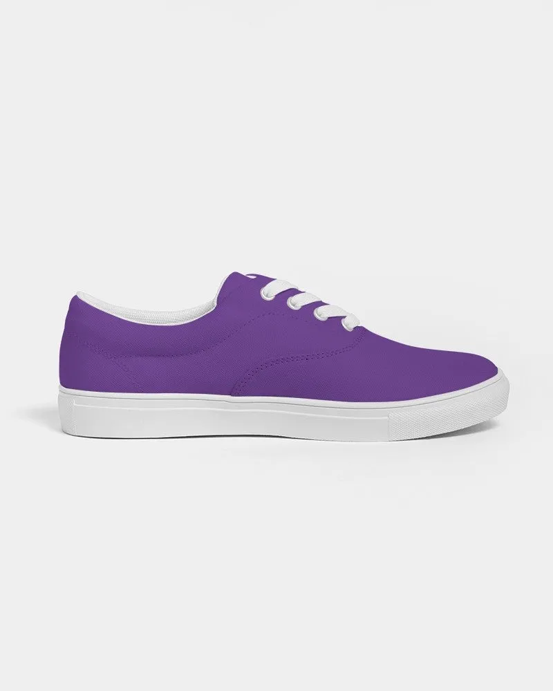 Bright Violet Men's Canvas Sneakers | Men's | Bright Pure Violet | C75M100Y0K0
