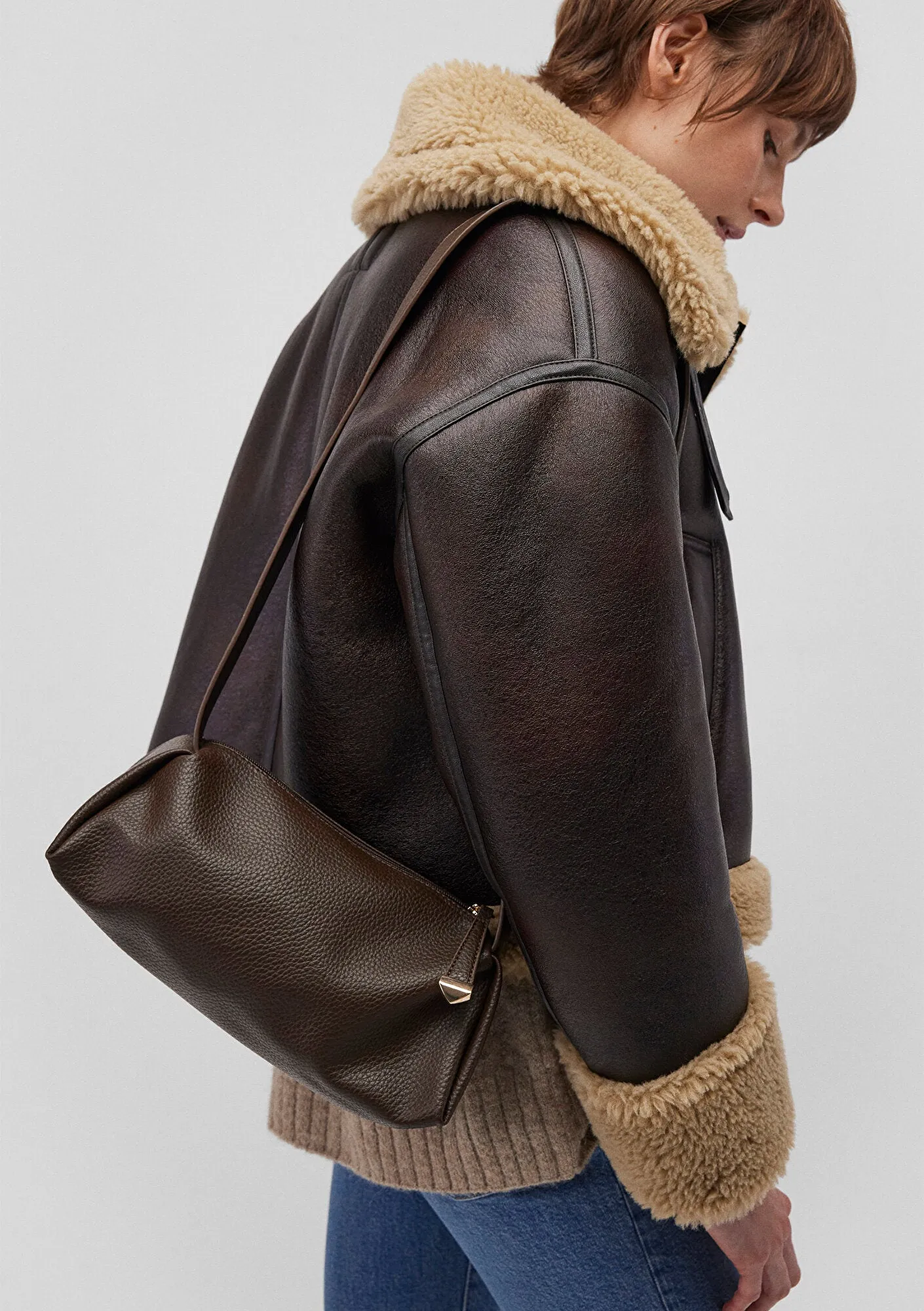 Brown Messenger Bag