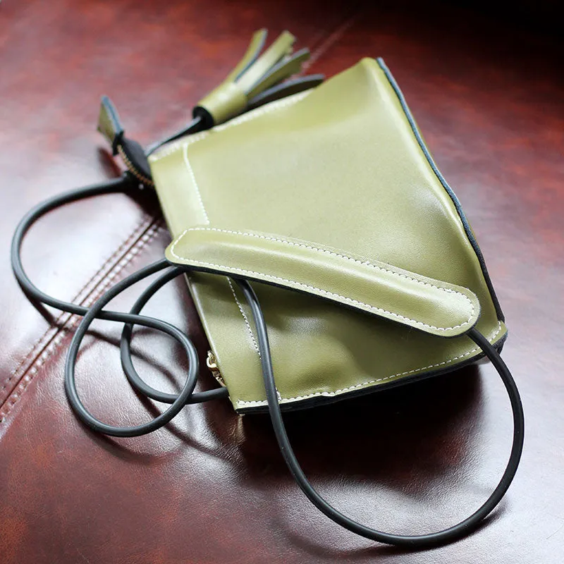 Brown Womens Crossbody Leather Bags Cute Small Leather Crossbody Bags for Women