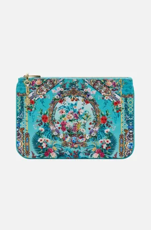 CAMILLA Small Canvas Clutch - Gardens Of Queluz
