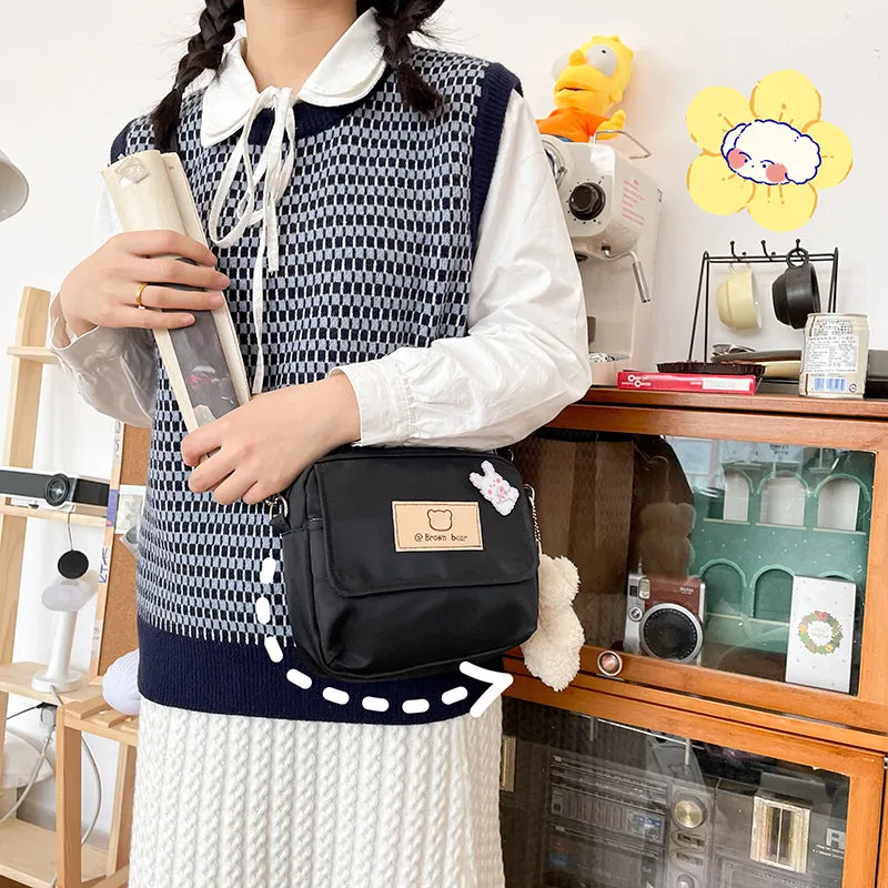 Cartoon Bear Lovely Korean Vintage Style Funny Bags