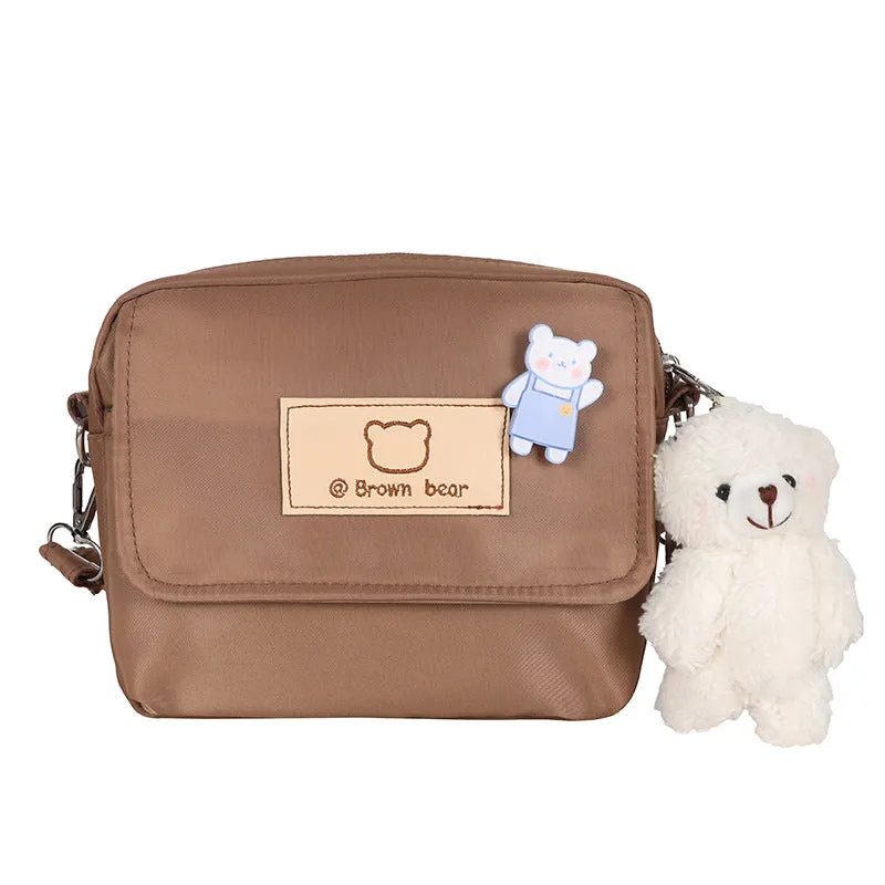 Cartoon Bear Lovely Korean Vintage Style Funny Bags