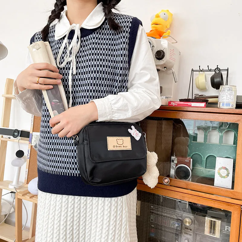 Cartoon Bear Lovely Korean Vintage Style Funny Bags