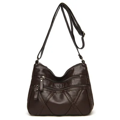 Casual Women's Fashion Lightweight Soft Mother Crossbody Bags