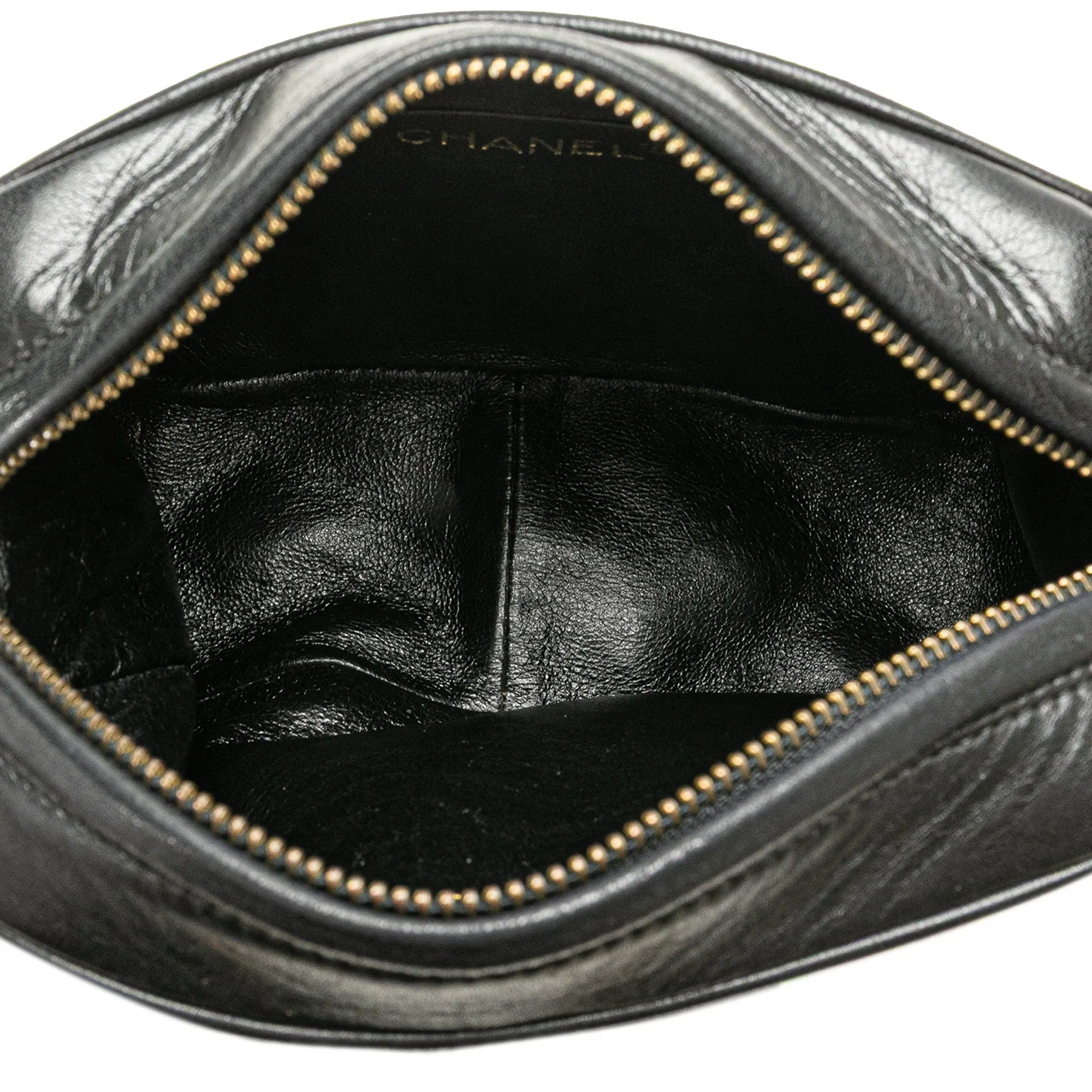 CC Quilted Lambskin Tassel Camera Bag