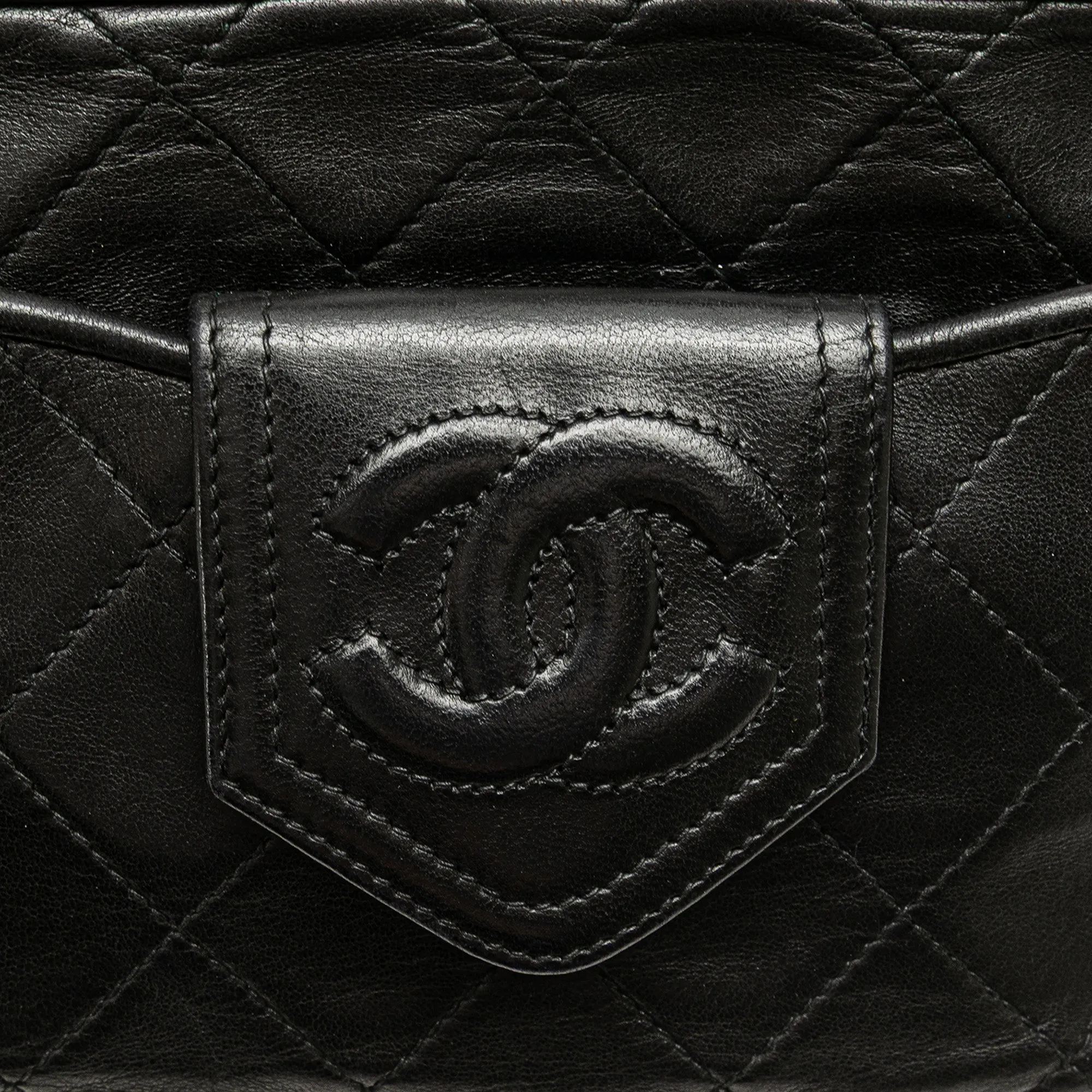 CC Quilted Lambskin Tassel Camera Bag