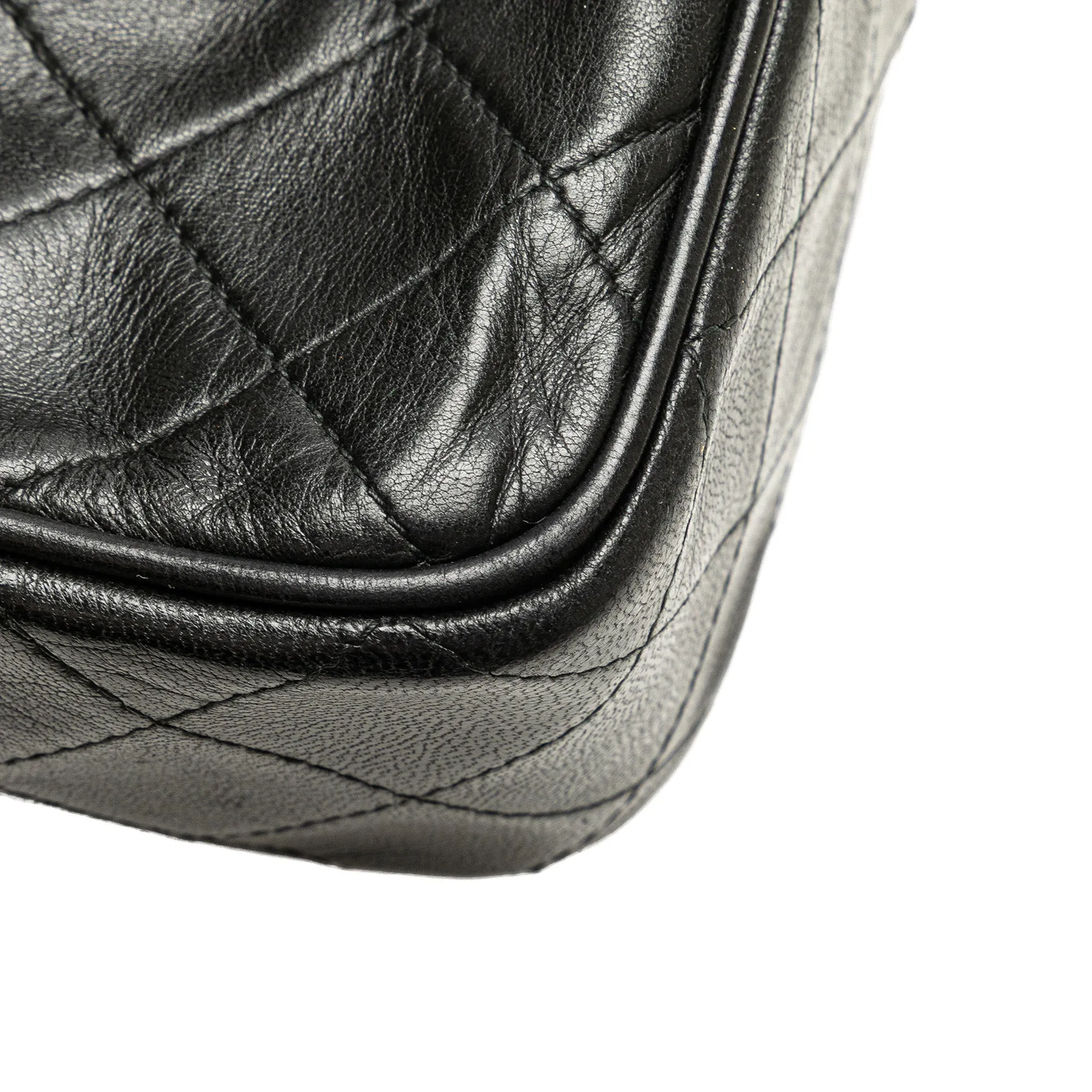 CC Quilted Lambskin Tassel Camera Bag
