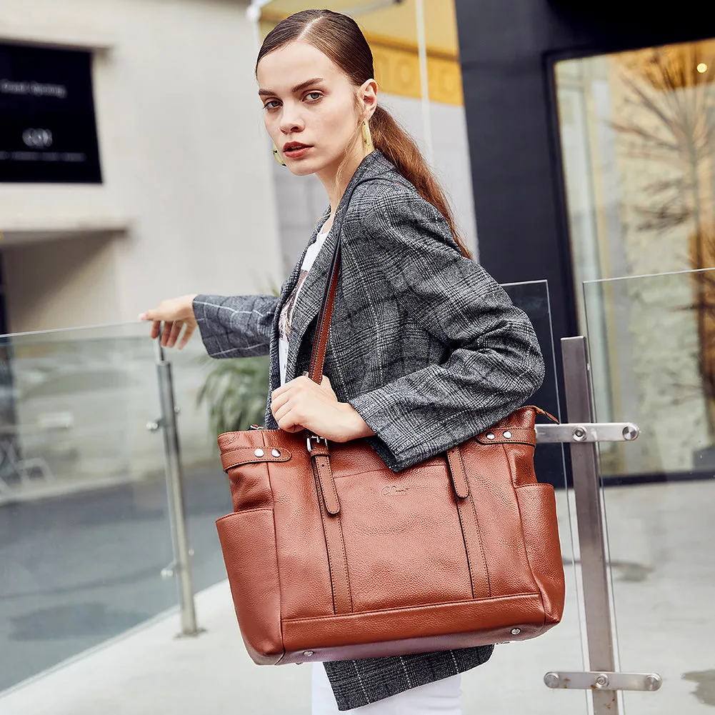 Claire Business Genuine Leather Handbag Briefcase For Women