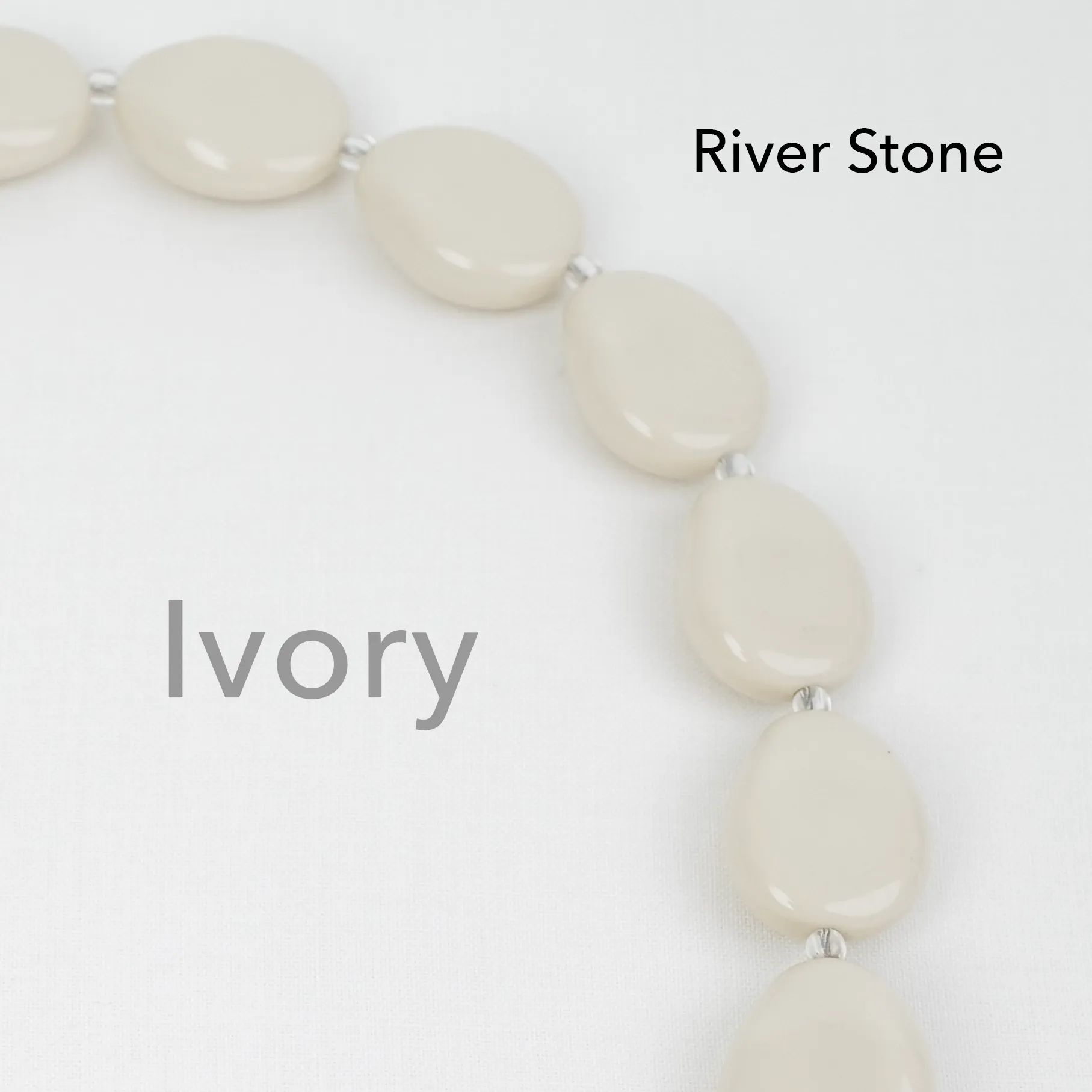 Clutch Strap | River Stone in Ivory