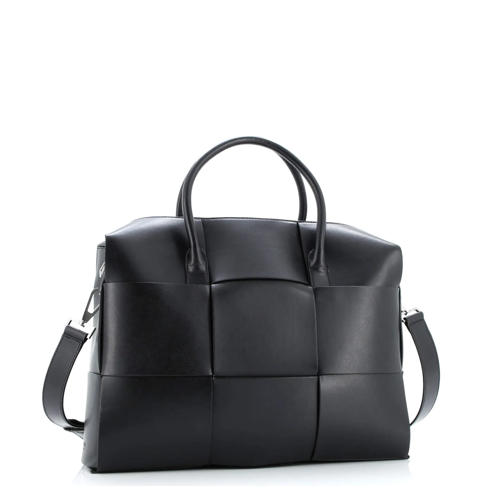 Convertible Briefcase Maxi Intrecciato Leather Medium