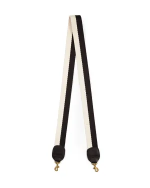 Crossbody Strap - Black/White