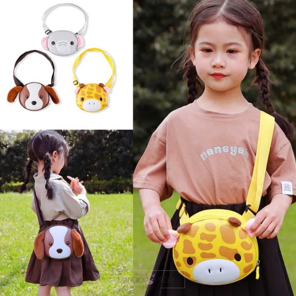 Cute Cartoon Animal Design Shoulder / Sling /  Cross Body Bag for Kids