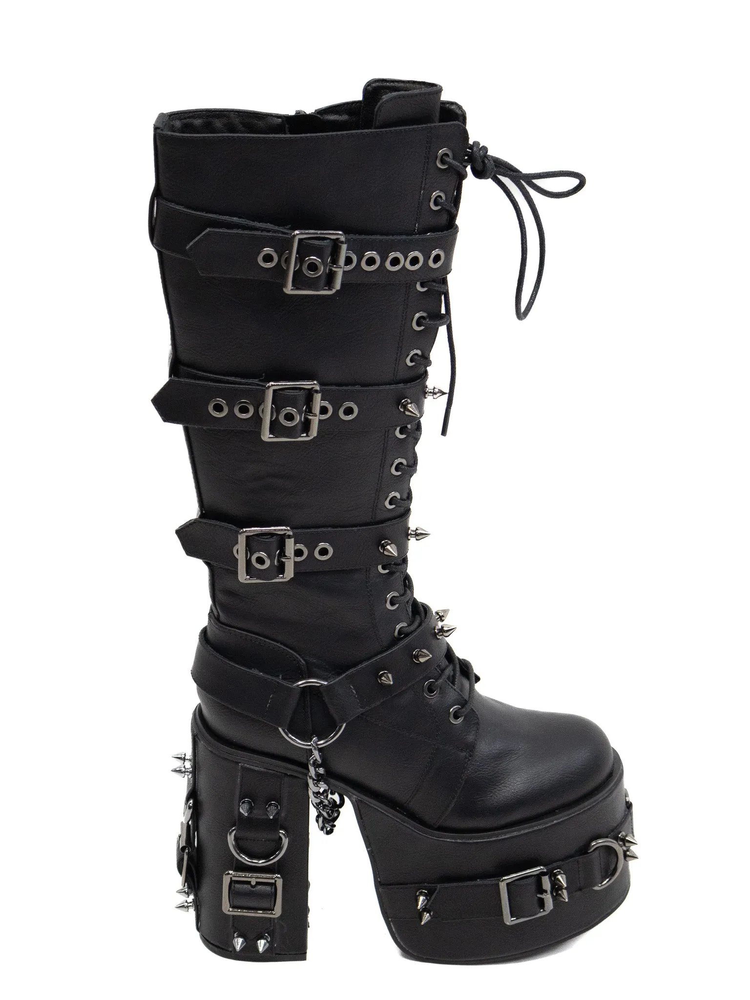 Dark Horse Spiked Platform Boots