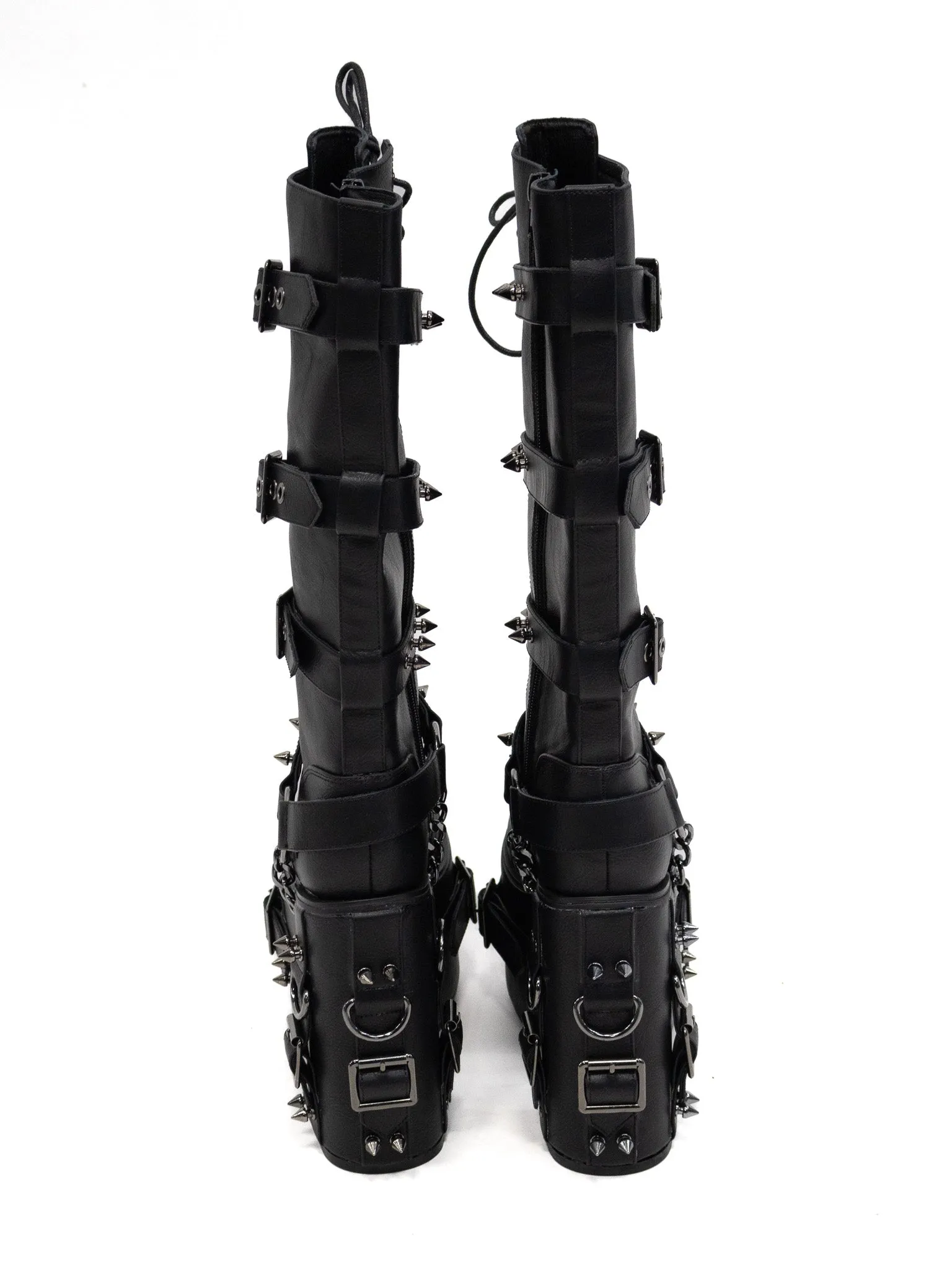 Dark Horse Spiked Platform Boots