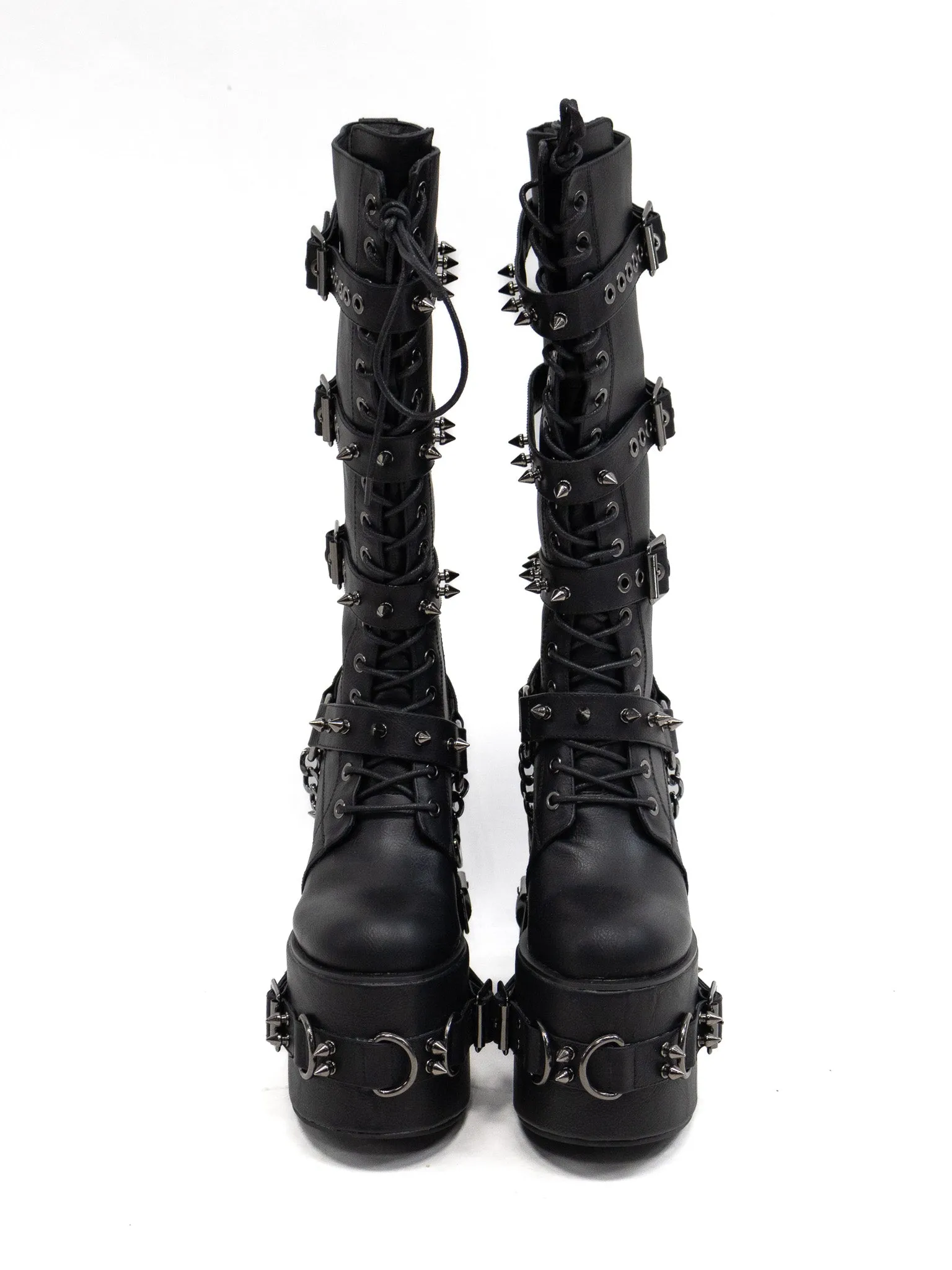 Dark Horse Spiked Platform Boots