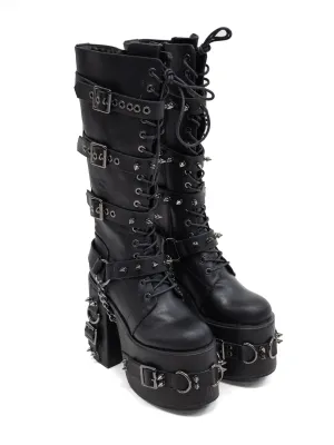 Dark Horse Spiked Platform Boots