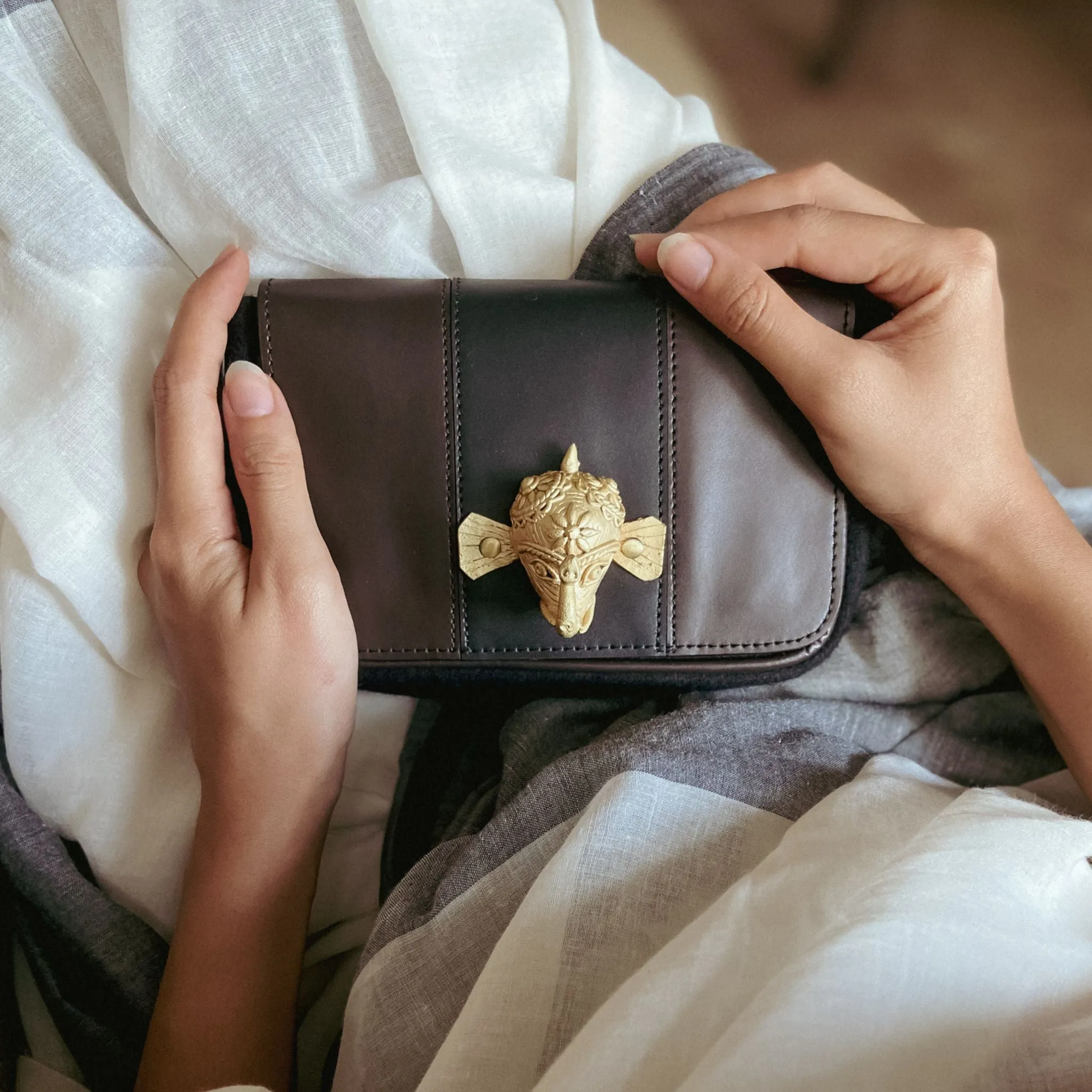 Dhokra Belt Bag