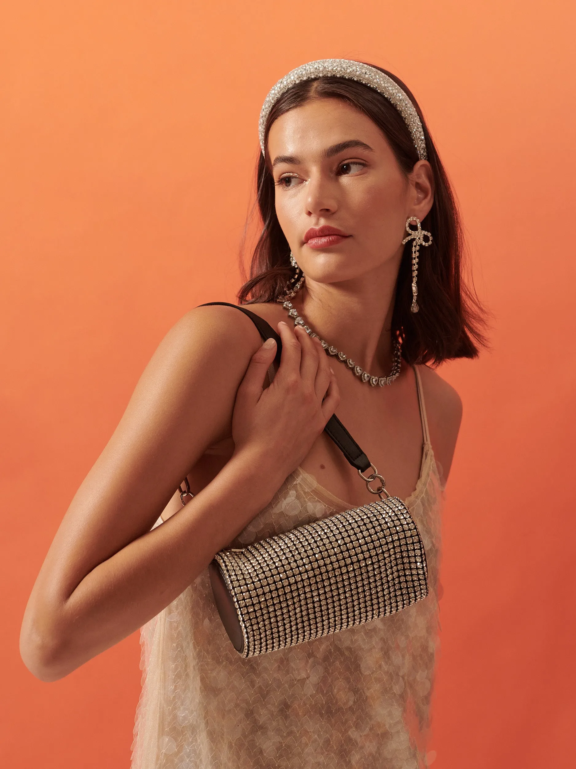Disco Rhinestone Evening Bag