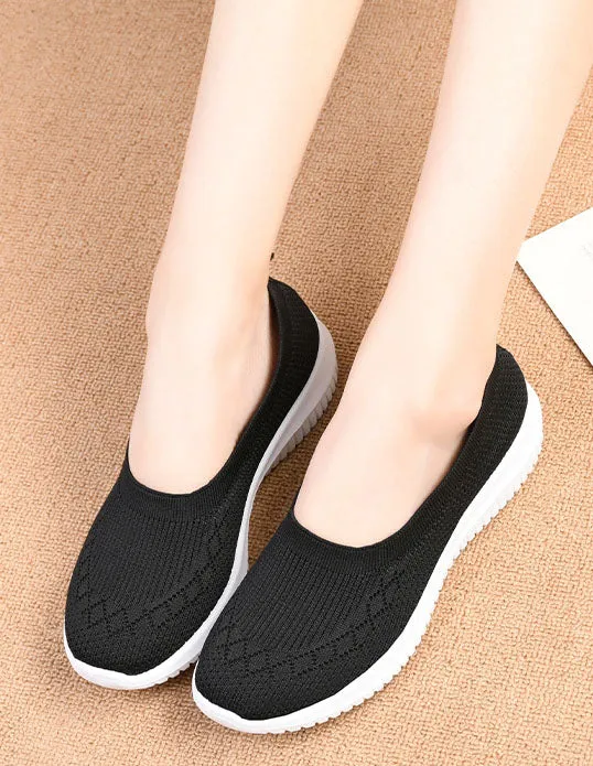 Durable and Soft Solid Slip-On Sneakers for Casual Wear