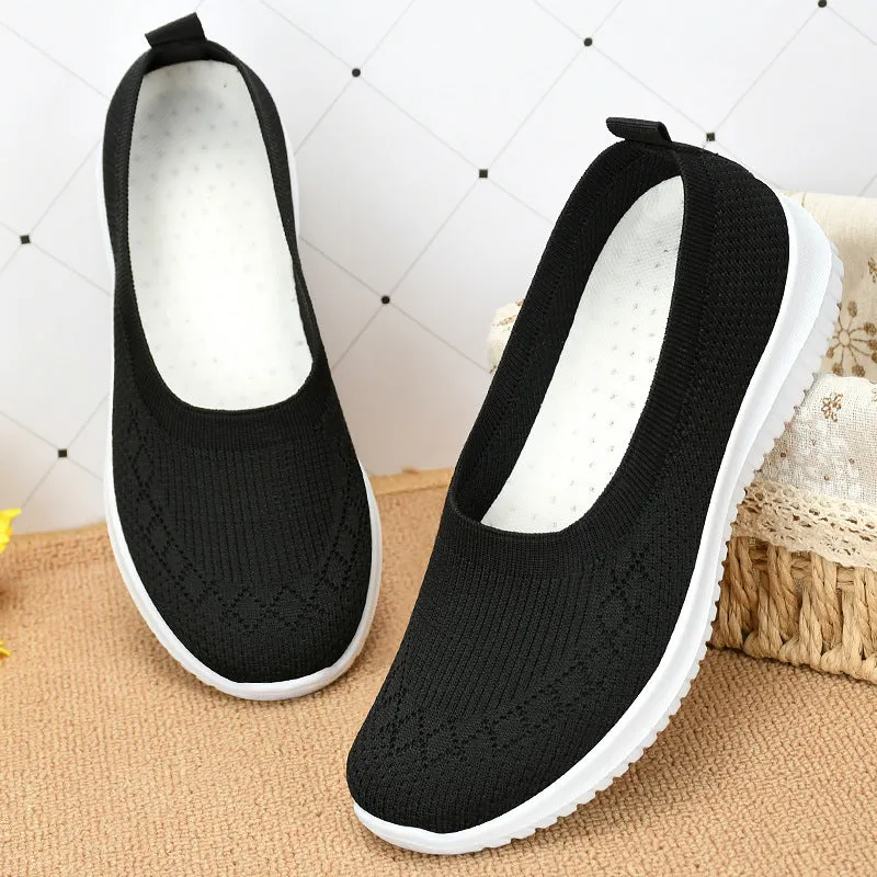 Durable and Soft Solid Slip-On Sneakers for Casual Wear