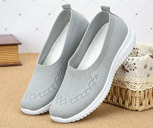 Durable and Soft Solid Slip-On Sneakers for Casual Wear
